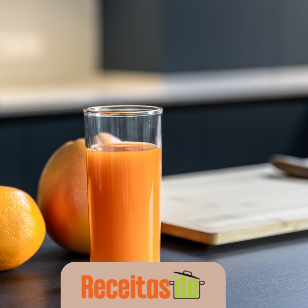 Receita de Suco Laranja Detox Energizante
