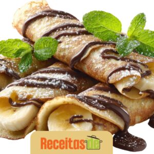 Crepe Funcional de Banana com Aveia
