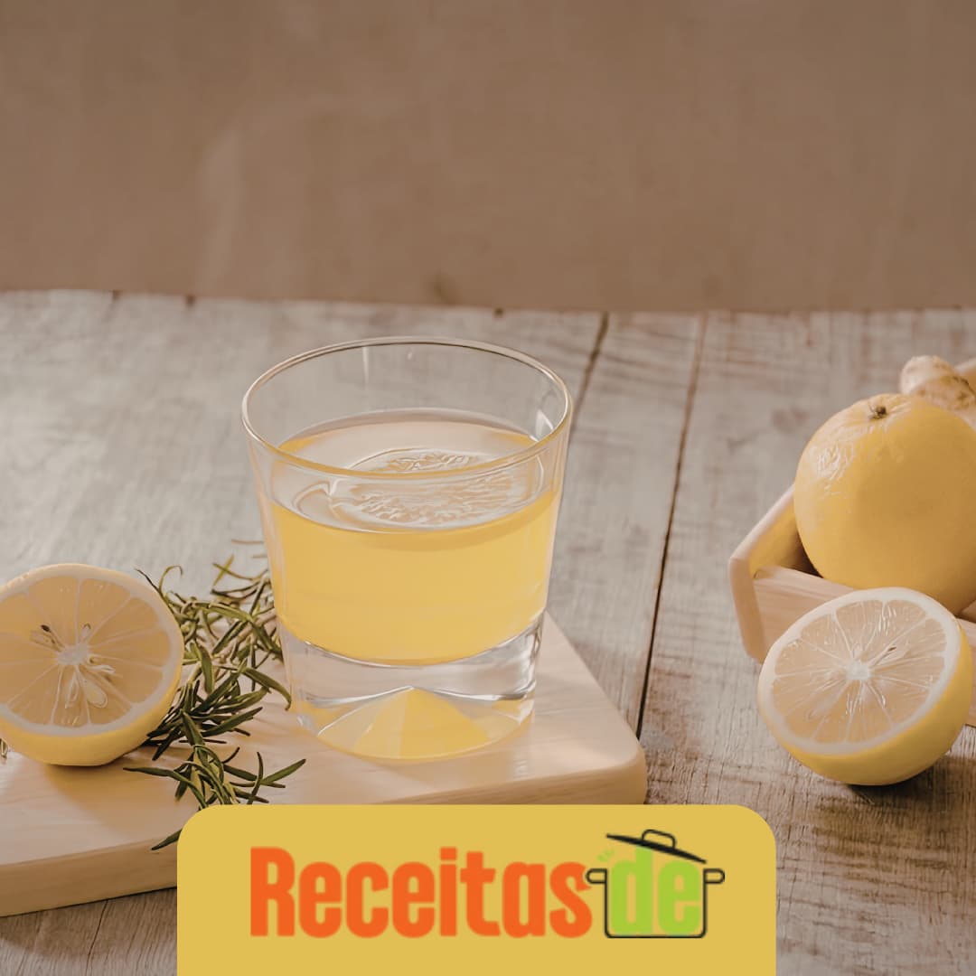 Receita de Suco Detox Revitalizante de Limão e Gengibre