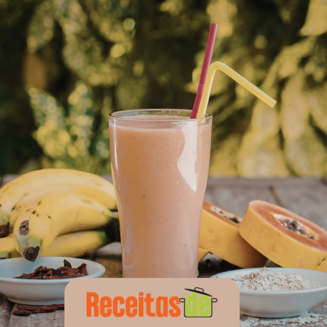 Receita de Vitamina de Mamão Fit