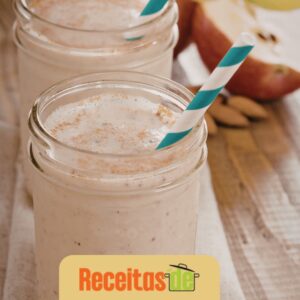 Receita de Milk Shake de Maçã Delicioso