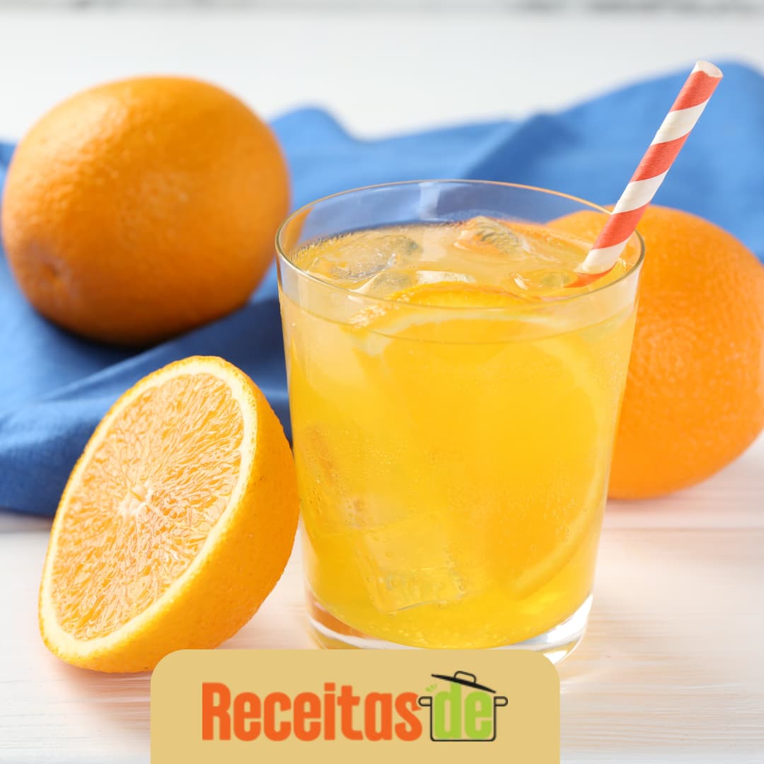Receita de Refrigerante Caseiro de Laranja