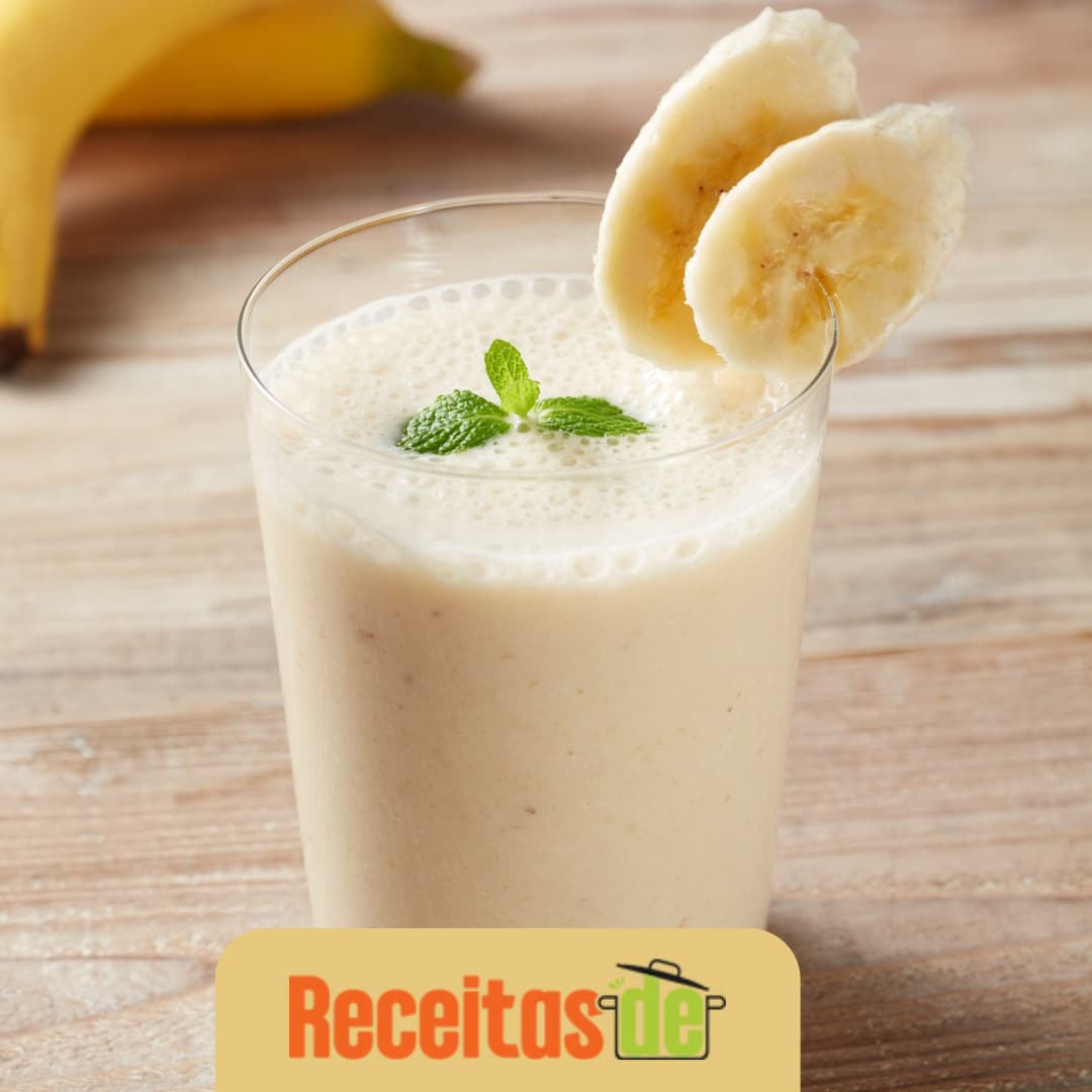 Receita de Vitamina Refrescante de Banana com Mel