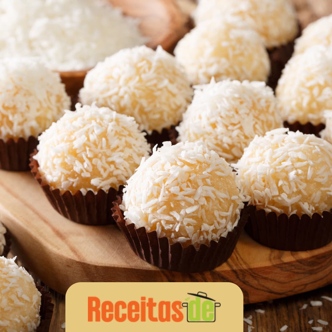 Beijinhos Fit de Coco e Chia