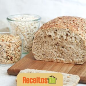 Pão Integral de Iogurte com Granola Sem Lactose
