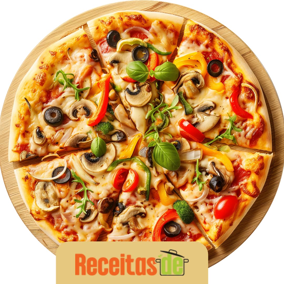 Pizza Integral Vegana Deliciosa