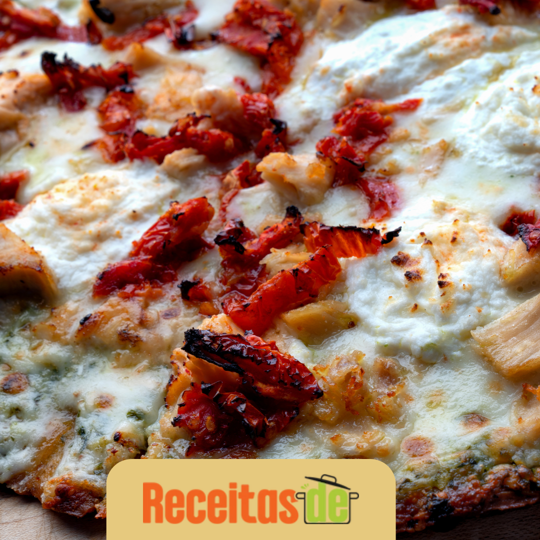 Pizza de Couve-Flor Low Carb