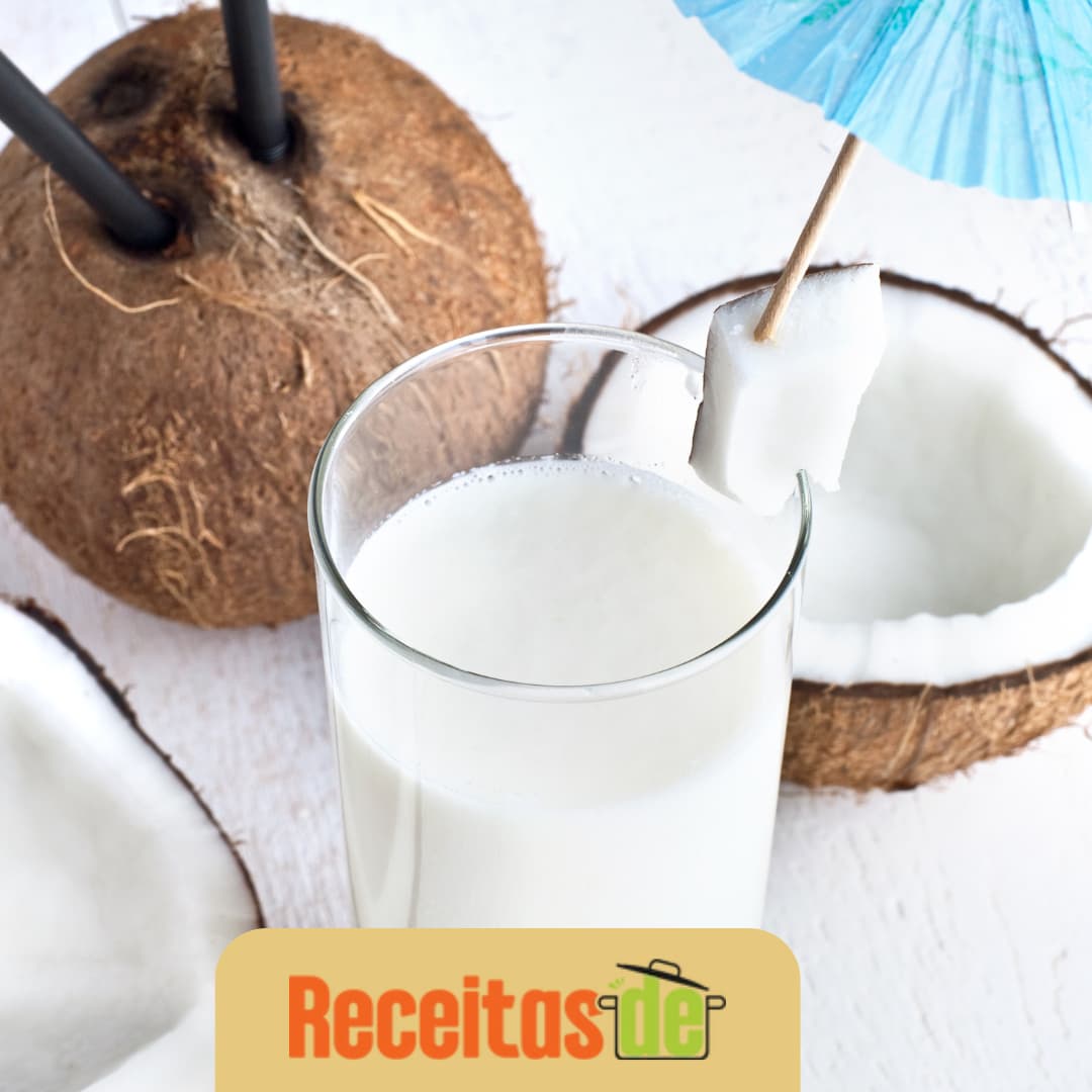 Receita de Vitamina Refrescante de Coco