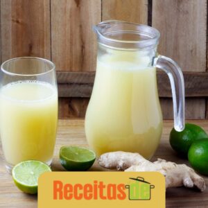 Suco Detox de Limão e Gengibre